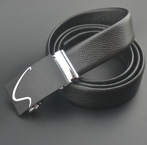 First Layer Cow Leather Belt Can Hide Money - Image 10