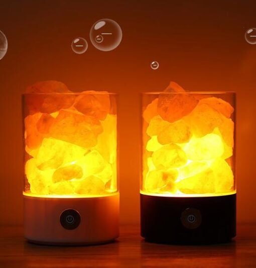 USB Crystal Light Himalayan Salt LED Lamp - immagine 5