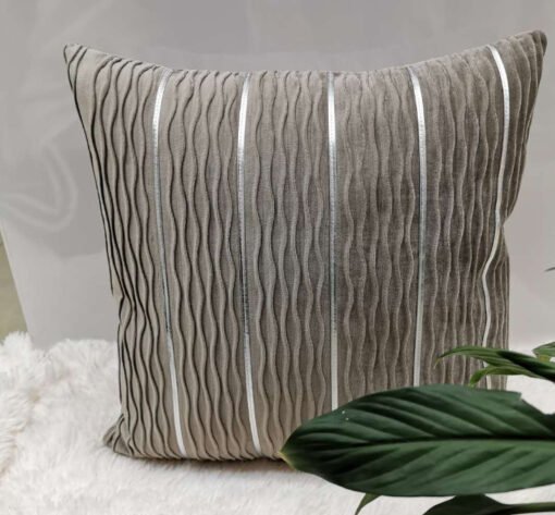 Simple Luxury Striped Velvet Pillow Cover Pillow Cushion Cover Pillow Case Covers for Sofa Flannel Velvet Sofa Cushion Cover - Image 2