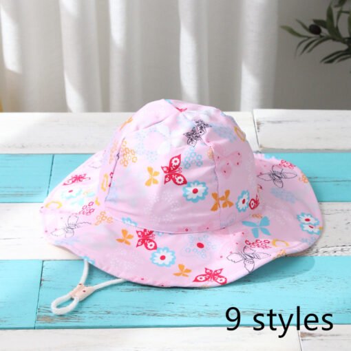 Spring And Autumn Children's Fisherman Hat Boys And Girls Print Basin Hat - Imagen 8