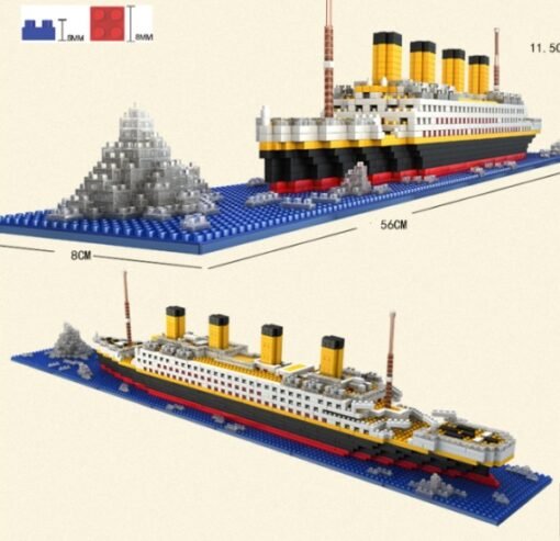 Puzzle building blocks Titanic - 图片 2