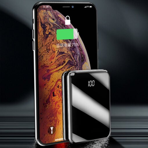 Power Bank External Battery Bank 8W Quick Charge Powerbank Portable Charger With Dual USB Output For Phone - Larawan 5