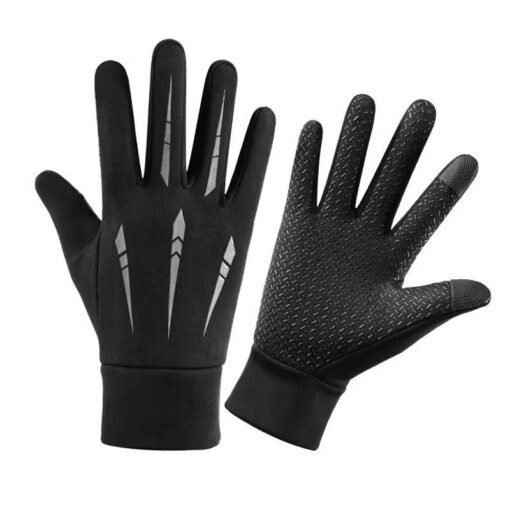 Warm Gloves Men's Full Finger Waterproof Fleece-lined - Hình ảnh 2