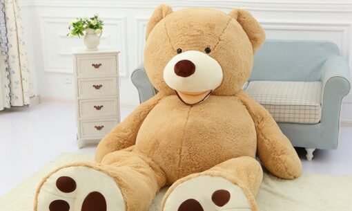 Giant Teddy Bear Plush Toy Huge  Soft Toys  Leather Shell - immagine 2
