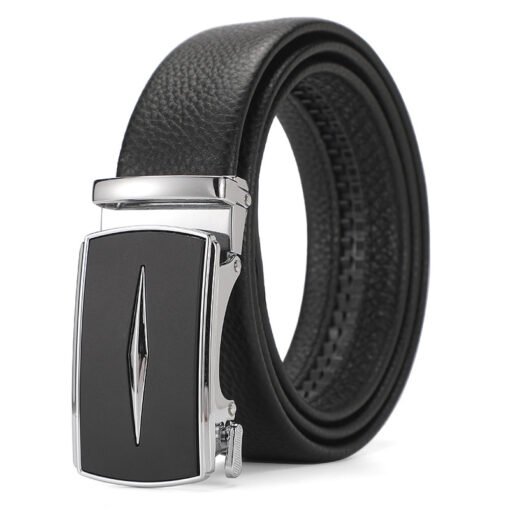 Genuine Leather Automatic Pure Leather Belt Boys - Image 6