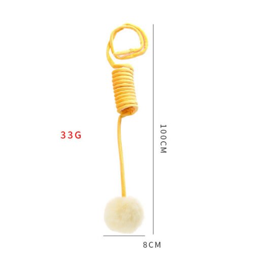 Cat Toy Self-Hi Sucker Spring Rabbit Hair Ball Interactive Play Pet Supplies Interactive Toys - Imagen 7