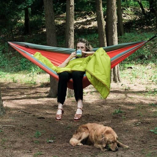 Anti Rollover Camping Double Hammock - Hình ảnh 6