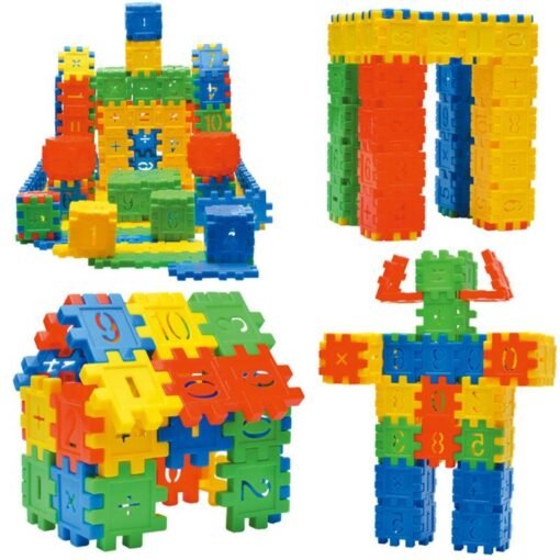 110pcs Set DIY Lepin Building Blocks Baby Boys And Girls 3D Blocks Funny Educational Mosaic Toys For Children Kids Block Toys - Larawan 3