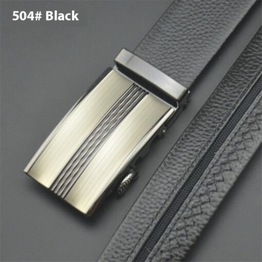 First Layer Cow Leather Belt Can Hide Money - Image 2