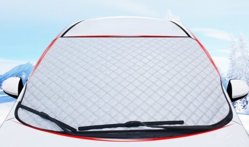 Car snow block front windshield antifreeze cover winter front gear snowboard windshield snow cover frost guard - Image 5