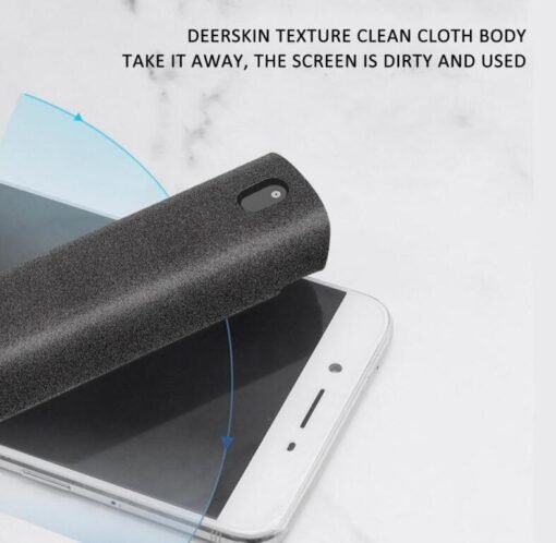 2 In 1 Phone Computer Screen Cleaner Kit For Screen Dust Removal Microfiber Cloth Set - 图片 3