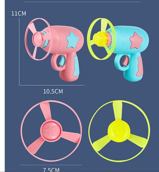 Pet Toy Dog Cat LED Light Toy Luminous Children's Party Toy Bamboo Dragonfly Toy Training Toy Pet Throw Launcher - immagine 7