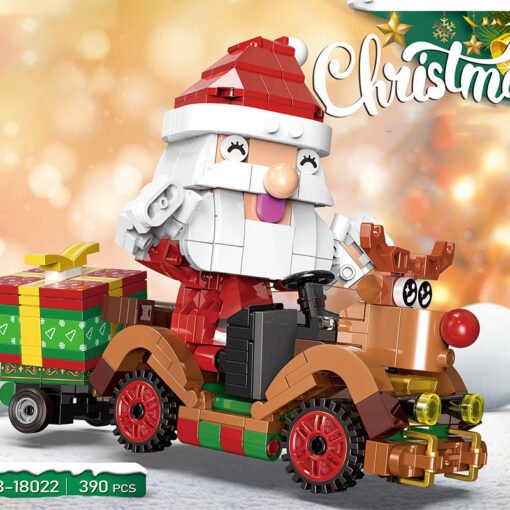 18020 Christmas Castle Music Box Building Block Toys - Image 4