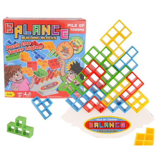 Balance Stacking Board Games Kids Adults Tower Block Toys For Family Parties Travel Games Boys Girls Puzzle Buliding Blocks Toy - Hình ảnh 10