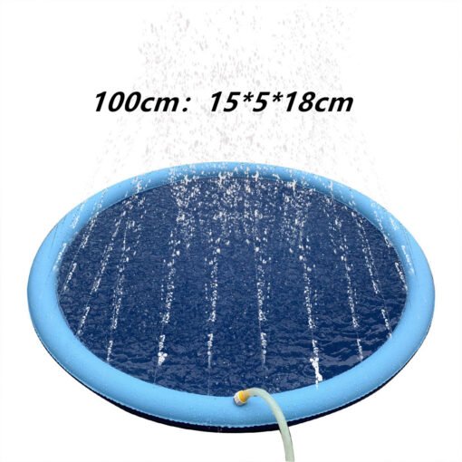 Non-Slip Splash Pad For Kids And Pet Dog Pool Summer Outdoor Water Toys Fun Backyard Fountain Play Mat - 图片 7
