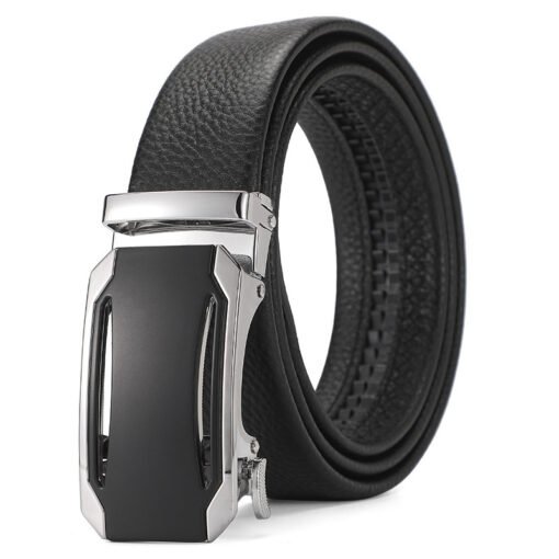 Genuine Leather Automatic Pure Leather Belt Boys - Image 7