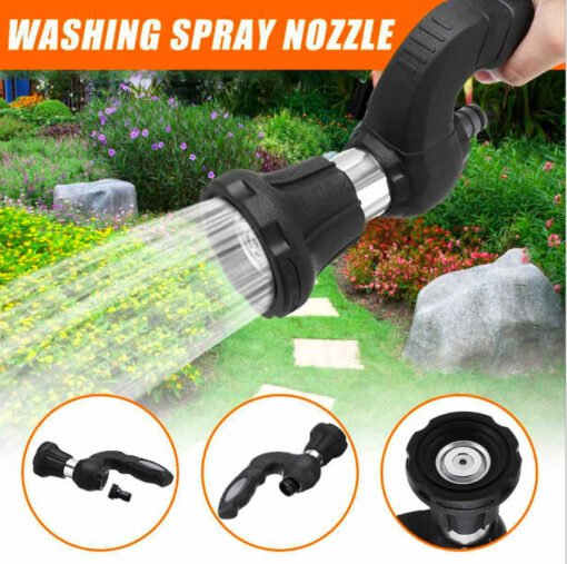 Mighty Power Hose Blaster Nozzle Lawn Garden Car Washing - Imagen 4