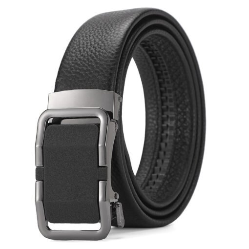 Genuine Leather Automatic Pure Leather Belt Boys - Image 4