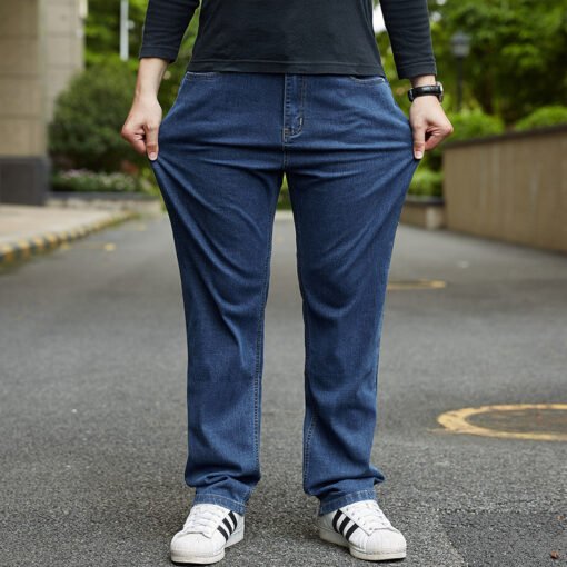 Plus-sized Jeans Men's Business Loose Straight - Image 7