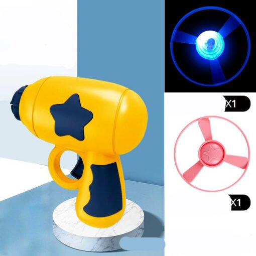 Pet Toy Dog Cat LED Light Toy Luminous Children's Party Toy Bamboo Dragonfly Toy Training Toy Pet Throw Launcher - immagine 5