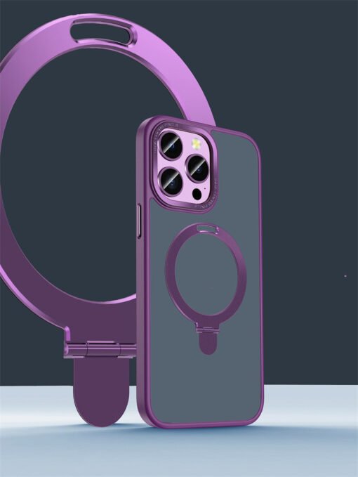 Aluminum Alloy Bracket Magnetic Phone Case I - Image 9