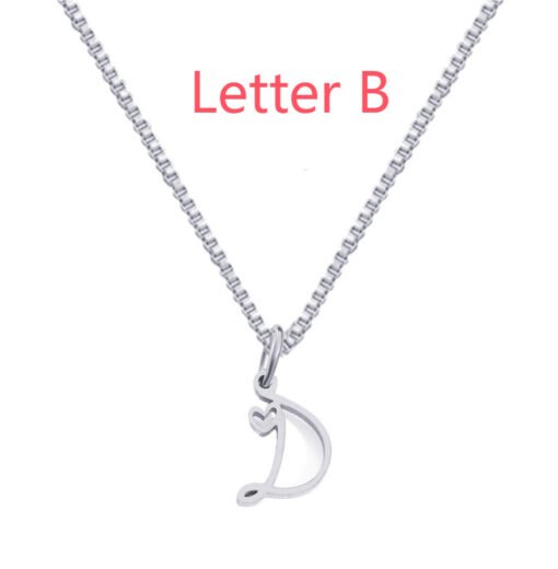 26 Love Letters Titanium Steel Pendants Necklace - Image 9