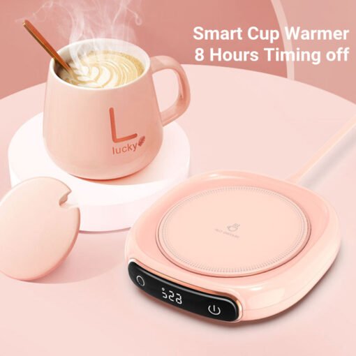 Coffee Mug Warmer Warm Coaster Smart Heating Cup Thermal Insulation Constant Temperature Coaster Heating Pad Desktop - Imagen 4
