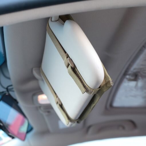 Car Sunshade Tactical Storage Bag Visor Panel Holder Car Auto Accessories - Image 5