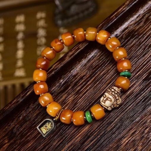 Yak Bone Antique Bracelet Retro Men's And Women's Versatile Bracelet - Image 6