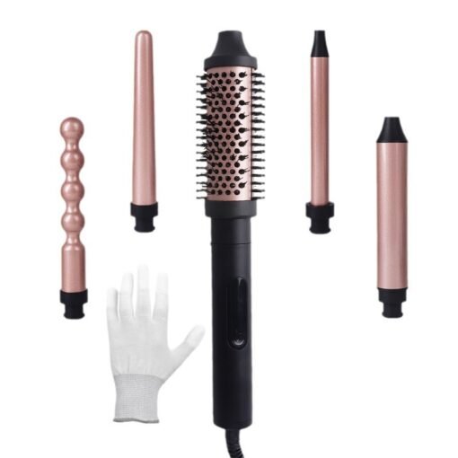 Multifunctional Wave Hair Curler Black - Larawan 2