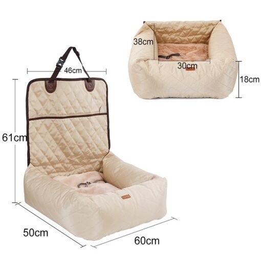 2 In 1 Pet Dog Carrier Folding Car Seat Pad Thickened Multi-purpose Pet Bed Dog Car Mattress Pets Supplies - Hình ảnh 10