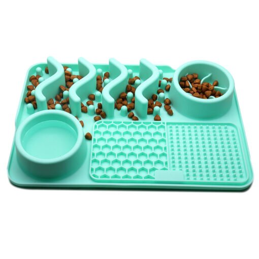Dog Silicone Licking Pad Pet Licking Mat Silicone Smelling Mat Multifunctional Food Bowl Pets Supplies - Imagen 7
