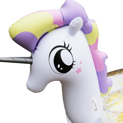 Air permeated bright princess Pegasus swimming ring - Hình ảnh 2