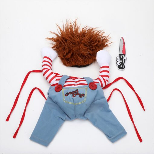 Halloween Pet Costume Pet Dog Funny Clothes Adjustable Dog Cosplay Costume Scary Costume Party Gatherings - immagine 6