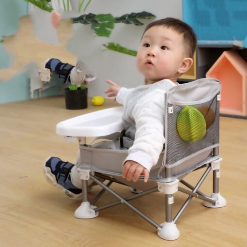 Baby portable foldable dining chair - Larawan 5