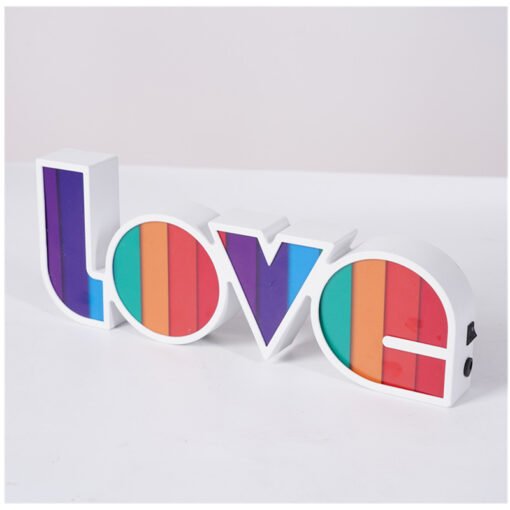 Decorative Lights Proposal Confession Holiday Arrangement English LOVE Letters LED Lights' - Hình ảnh 4
