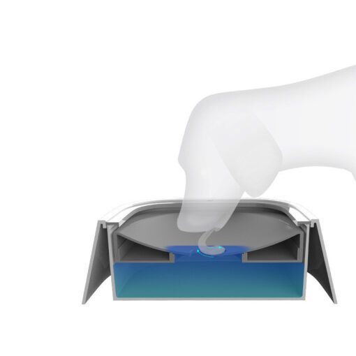 1.5L Cat Dog Water Bowl Carried Floating Bowl Anti-Overflow Slow Water Feeder Dispenser Pet Fountain ABS&PP Dog Supplies - immagine 2