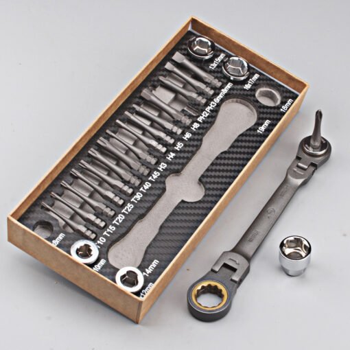 Multi-Angle Ratchet Wrench Screwdriver Set - Image 5