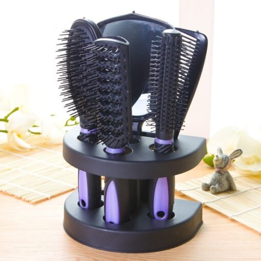 Hair Salon Hair Cutting Comb Set Of Women And Men Blowing Hair Makeup Mirror Special Fluffy Styling Comb Set Women - Hình ảnh 4