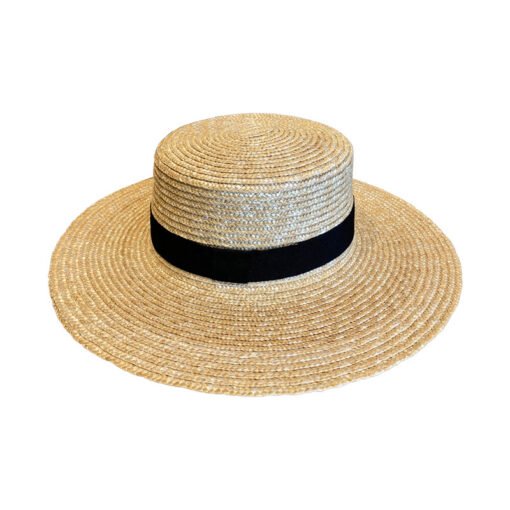 Woven Raffia Straw Hat Female Sunscreen Sunshade - Larawan 6