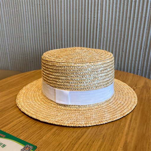 Woven Raffia Straw Hat Female Sunscreen Sunshade - Larawan 2