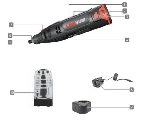 Electric Grinder Small Hand-held Electric Woodworking Engraving Complete Set Of Rechargeable Lithium Battery Micro Grinder - 图片 2