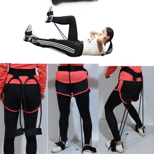 Latex Material Yoga Fitness Belt Foot Pedal Tension Rope Home Exercise Fitness Equipment Home Workout Resistance Bands - Imagen 5