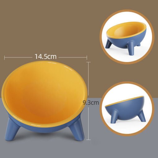 Cat Dog Bowl With Stand Pet Feeding Food Bowls Dogs Bunny Rabbit Nordic Color Feeder Product Supplies Pet Accessories - Hình ảnh 7