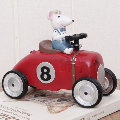 Creative Car Piggy Bank Vintage Car Party Decorations - Image 3