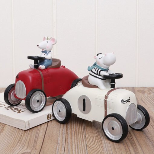 Creative Car Piggy Bank Vintage Car Party Decorations - Image 8