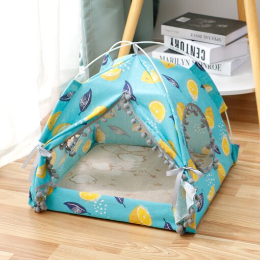 Cat Tent Cat Cat House Enclosed Pet Bed - Imagen 5