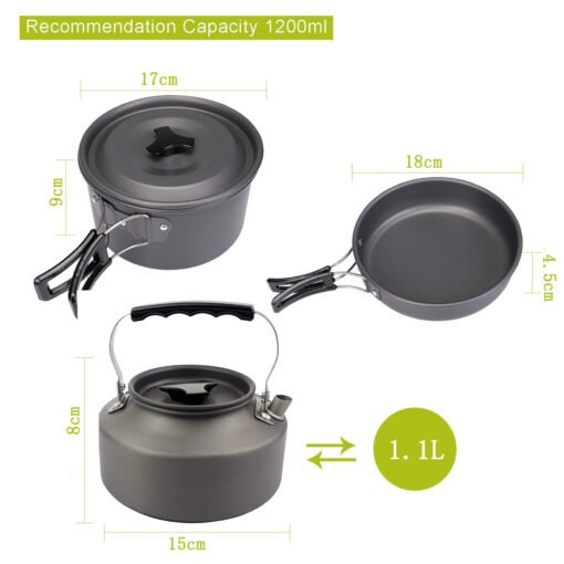 Camping Portable Outdoor Cooker Kettle New - immagine 2