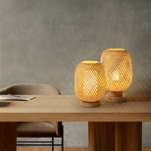 Weaving Lamp Girl Net Celebrity Homestay Decoration Small Table Lamp - Image 3