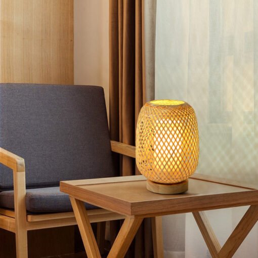 Weaving Lamp Girl Net Celebrity Homestay Decoration Small Table Lamp - Image 4